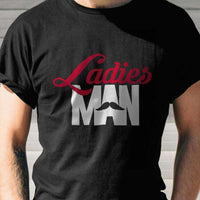 Load image into Gallery viewer, Designs by MyUtopia Shout Out:Ladies Man Valentines Day Humor Adult Unisex T-Shirt
