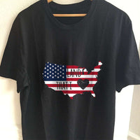 Load image into Gallery viewer, Designs by MyUtopia Shout Out:Land That I Love Adult Unisex T-Shirt,S / Black,Adult Unisex T-Shirt
