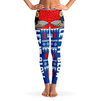Load image into Gallery viewer, Designs by MyUtopia Shout Out:Let It Blow Christmas Themed Political Humor Ladies Fashion Leggings
