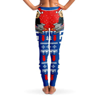 Load image into Gallery viewer, Designs by MyUtopia Shout Out:Let It Blow Christmas Themed Political Humor Ladies Fashion Leggings

