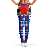 Load image into Gallery viewer, Designs by MyUtopia Shout Out:Let It Blow Christmas Themed Political Humor Ladies Fashion Leggings
