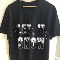 Load image into Gallery viewer, Designs by MyUtopia Shout Out:Let It Snow Adult Unisex T-Shirt
