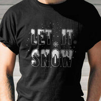 Load image into Gallery viewer, Designs by MyUtopia Shout Out:Let It Snow Adult Unisex T-Shirt
