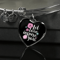 Load image into Gallery viewer, Designs by MyUtopia Shout Out:Let Love Inspire You Heart Bangel
