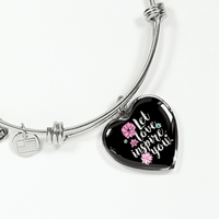 Load image into Gallery viewer, Designs by MyUtopia Shout Out:Let Love Inspire You Heart Bangel
