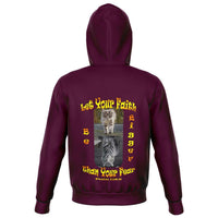 Load image into Gallery viewer, Designs by MyUtopia Shout Out:Let Your Faith Be Bigger Than Your Fear Fashion Zip Hooded Jacket
