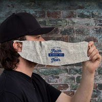 Load image into Gallery viewer, Designs by MyUtopia Shout Out:Let Your Faith be bigger than your Fear Psalm 118:6 Fabric Face Covering / Face Mask
