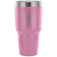 Load image into Gallery viewer, Designs by MyUtopia Shout Out:Let Your Love Shine Engraved Insulated Double Wall Steel Tumbler Travel Mug,Lavendar / 30 Oz,Polar Camel Tumbler
