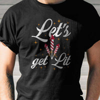 Load image into Gallery viewer, Designs by MyUtopia Shout Out:Let&#39;s Get Lit Adult Unisex T-Shirt
