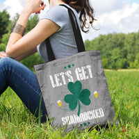 Load image into Gallery viewer, Designs by MyUtopia Shout Out:Let&#39;s Get Shamrocked Fabric Totebag Reusable Shopping Tote
