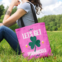 Load image into Gallery viewer, Designs by MyUtopia Shout Out:Let&#39;s Get Shamrocked Fabric Totebag Reusable Shopping Tote
