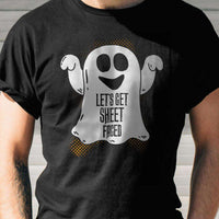 Load image into Gallery viewer, Designs by MyUtopia Shout Out:Let&#39;s Get Sheet Faced Adult Unisex Cotton Short Sleeve T-Shirt
