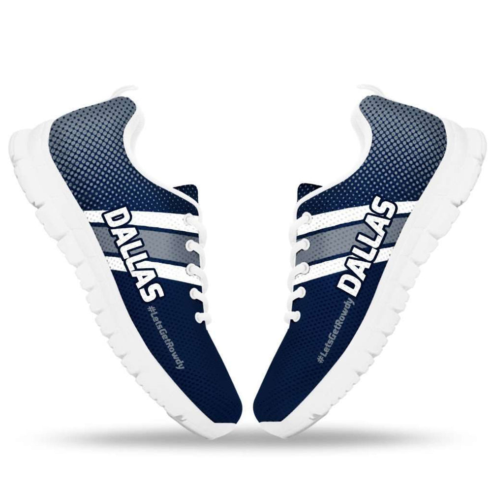 Designs by MyUtopia Shout Out:#LetsGetRowdy Dallas Fan Running Shoes v.2