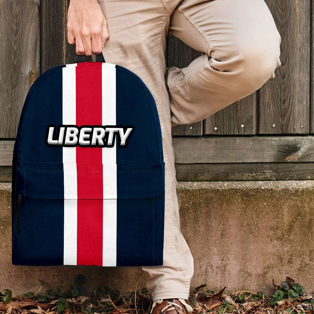 Designs by MyUtopia Shout Out:Liberty Fan Backpack