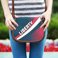 Load image into Gallery viewer, Designs by MyUtopia Shout Out:Liberty Fan Canvas Saddlebag Style Crossbody Purse
