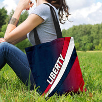 Load image into Gallery viewer, Designs by MyUtopia Shout Out:Liberty Fan Fabric Totebag Reusable Shopping Tote
