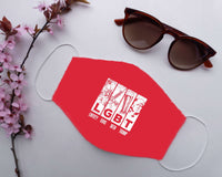 Load image into Gallery viewer, Designs by MyUtopia Shout Out:Liberty Guns Beer Trump LGBT Trump Humor Adult Fabric Face Mask with Elastic Ear Loops
