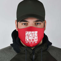 Load image into Gallery viewer, Designs by MyUtopia Shout Out:Liberty Guns Beer Trump LGBT Trump Humor Adult Fabric Face Mask with Elastic Ear Loops
