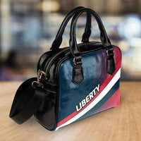Load image into Gallery viewer, Designs by MyUtopia Shout Out:Liberty Shoulder Faux Leather Handbag with Shoulder Strap
