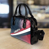 Load image into Gallery viewer, Designs by MyUtopia Shout Out:Liberty Shoulder Faux Leather Handbag with Shoulder Strap
