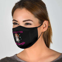 Load image into Gallery viewer, Designs by MyUtopia Shout Out:Life Is Better with a Beagle Adult Fabric Face Mask with Elastic Ear Loops

