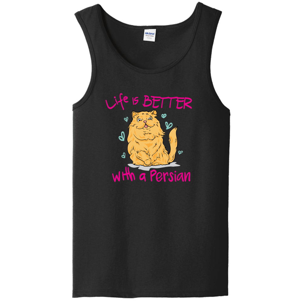 Designs by MyUtopia Shout Out:Life Is Better with a Beagle  Ladies Tank Top,S / Black,Tank Tops