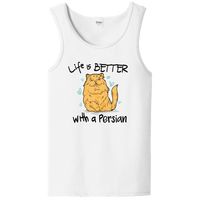 Load image into Gallery viewer, Designs by MyUtopia Shout Out:Life Is Better with a Beagle  Ladies Tank Top,S / White,Tank Tops
