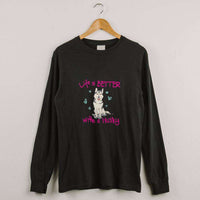 Load image into Gallery viewer, Designs by MyUtopia Shout Out:Life Is Better with a Husky Adult Crewneck Sweat Shirt
