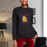 Load image into Gallery viewer, Designs by MyUtopia Shout Out:Life Is Better with a Persian Adult Crewneck Sweat Shirt
