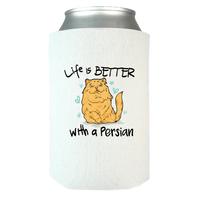 Load image into Gallery viewer, Designs by MyUtopia Shout Out:Life Is Better with a Persian Can Wrap,White,Can Wrap
