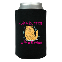 Load image into Gallery viewer, Designs by MyUtopia Shout Out:Life Is Better with a Persian Can Wrap,Black,Can Wrap
