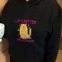 Load image into Gallery viewer, Designs by MyUtopia Shout Out:Life Is Better with a Persian Pullover Hoodie
