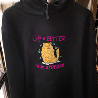Load image into Gallery viewer, Designs by MyUtopia Shout Out:Life Is Better with a Persian Pullover Hoodie
