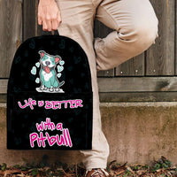 Load image into Gallery viewer, Designs by MyUtopia Shout Out:Life Is Better with a Pitbull Backpack
