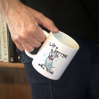 Load image into Gallery viewer, Designs by MyUtopia Shout Out:Life is Better With a Pitbull Ceramic Coffee Mug
