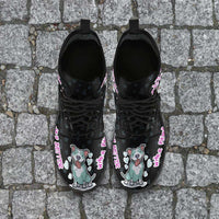 Load image into Gallery viewer, Designs by MyUtopia Shout Out:Life is Better with a Pitbull Faux-Leather Ankle Boots - Black
