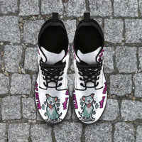 Load image into Gallery viewer, Designs by MyUtopia Shout Out:Life is Better with a Pitbull Faux-Leather Ankle Boots - White
