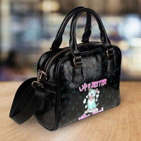 Load image into Gallery viewer, Designs by MyUtopia Shout Out:Life Is Better with a Pitbull Faux Leather Handbag with Shoulder Strap
