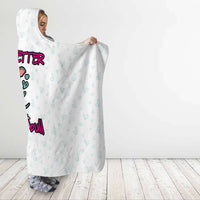 Load image into Gallery viewer, Designs by MyUtopia Shout Out:Life Is Better with a Pitbull Premium Vegan Suede Hooded Blanket (80x60 &amp; 60x45)
