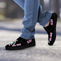 Load image into Gallery viewer, Designs by MyUtopia Shout Out:Life is Better with a Pitbull Slip-on Sneakers - Black
