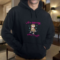 Load image into Gallery viewer, Designs by MyUtopia Shout Out:Life Is Better with a Puggle Pullover Hoodie

