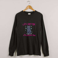 Load image into Gallery viewer, Designs by MyUtopia Shout Out:Life Is Better with a Russian Blue Adult Crewneck Sweat Shirt
