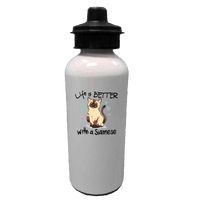 Load image into Gallery viewer, Designs by MyUtopia Shout Out:Life Is Better with a Siamese Stainless Steel Reusable Water Bottle
