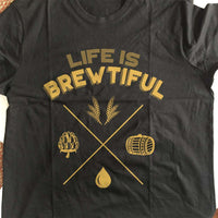 Load image into Gallery viewer, Designs by MyUtopia Shout Out:Life Is Brewtiful Drinking Humor Unisex T-Shirt
