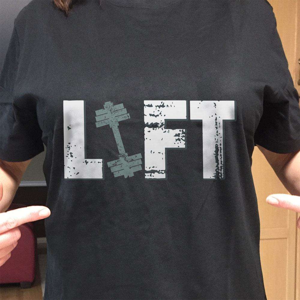 Designs by MyUtopia Shout Out:Lift Adult Unisex T-Shirt