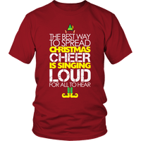 Load image into Gallery viewer, Designs by MyUtopia Shout Out:Limited Edition - Christmas Cheer,Unisex Shirt / Red / S,Adult Unisex T-Shirt
