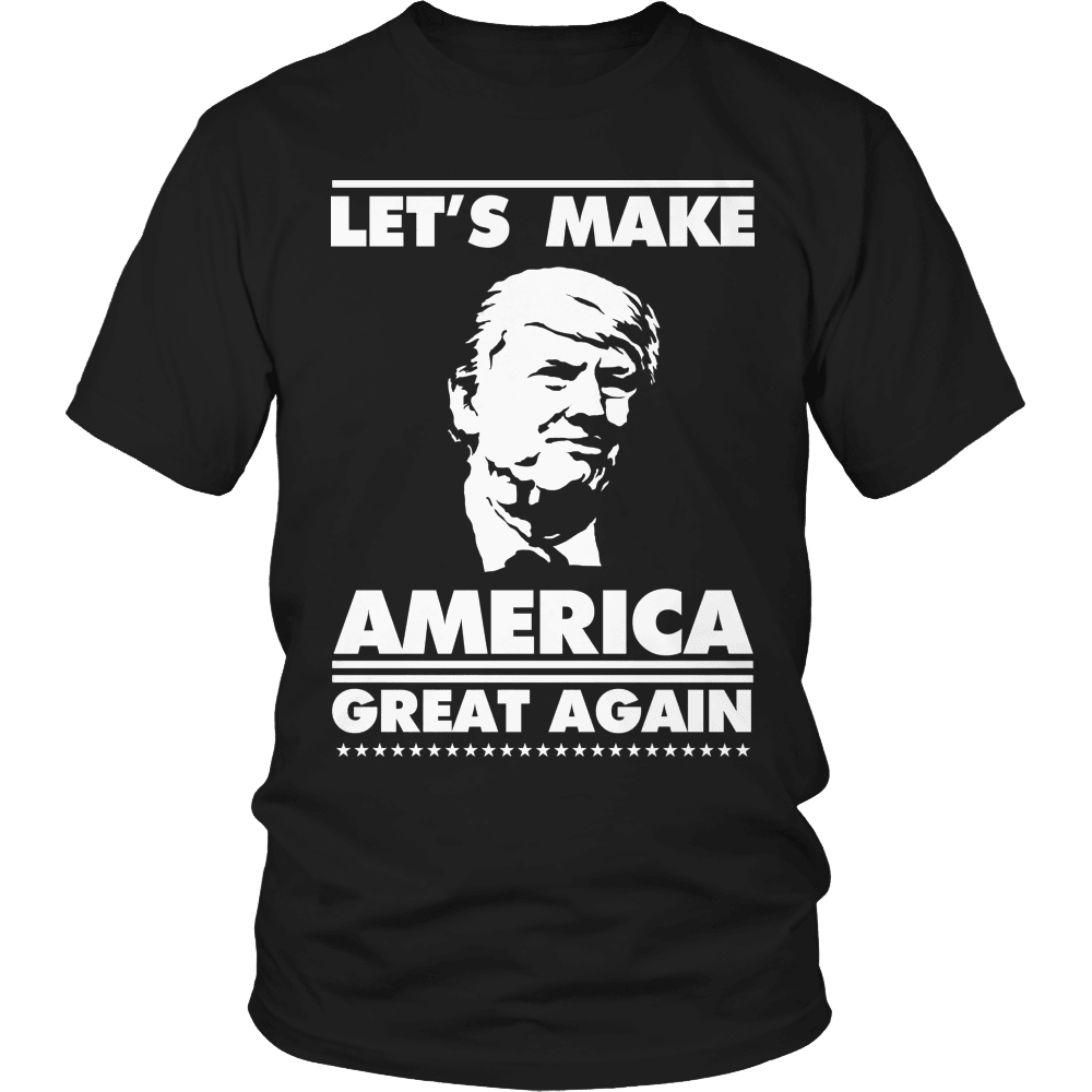 Designs by MyUtopia Shout Out:Limited Edition - Let's Make America Great Again,Unisex Shirt / Black / S,Adult Unisex T-Shirt