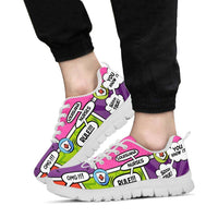Load image into Gallery viewer, Designs by MyUtopia Shout Out:Louisiana Nurses Rule Mesh Fabric Running Shoes
