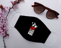 Load image into Gallery viewer, Designs by MyUtopia Shout Out:Love Is A Four Legged Word Dog Cat Adult Fabric Face Mask with Elastic Ear Loops
