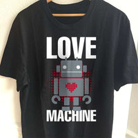 Load image into Gallery viewer, Designs by MyUtopia Shout Out:Love Machine Valentines Day Humor Adult Unisex T-Shirt
